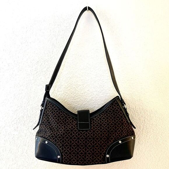 Relic by Fossil Signature Logo Buckle Satchel 113 - Picture 3 of 13